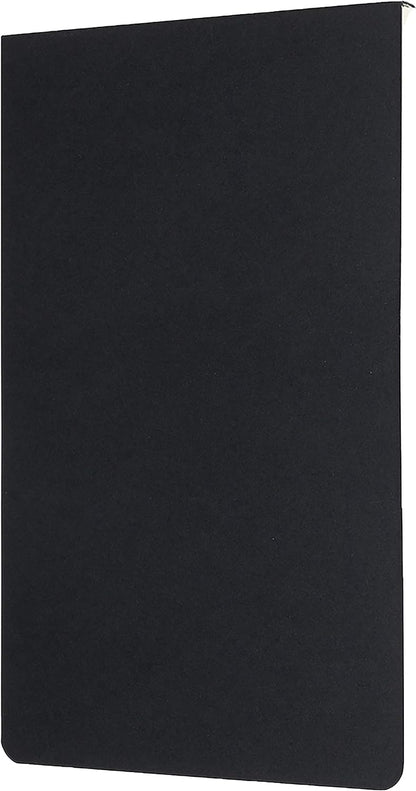 Moleskine 13 x 21 cm Large Size Art Sketchbook, Paper for Pencils, Charcoal, Pens, Fountain Pens and Markers Soft Cover, Colour Black, 48 Pages