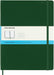 Moleskine Classic Dotted Paper Notebook, Hard Cover and Elastic Closure Journal, Color Myrtle Green, Size Extra Large 19 x 25 cm, 192 Pages