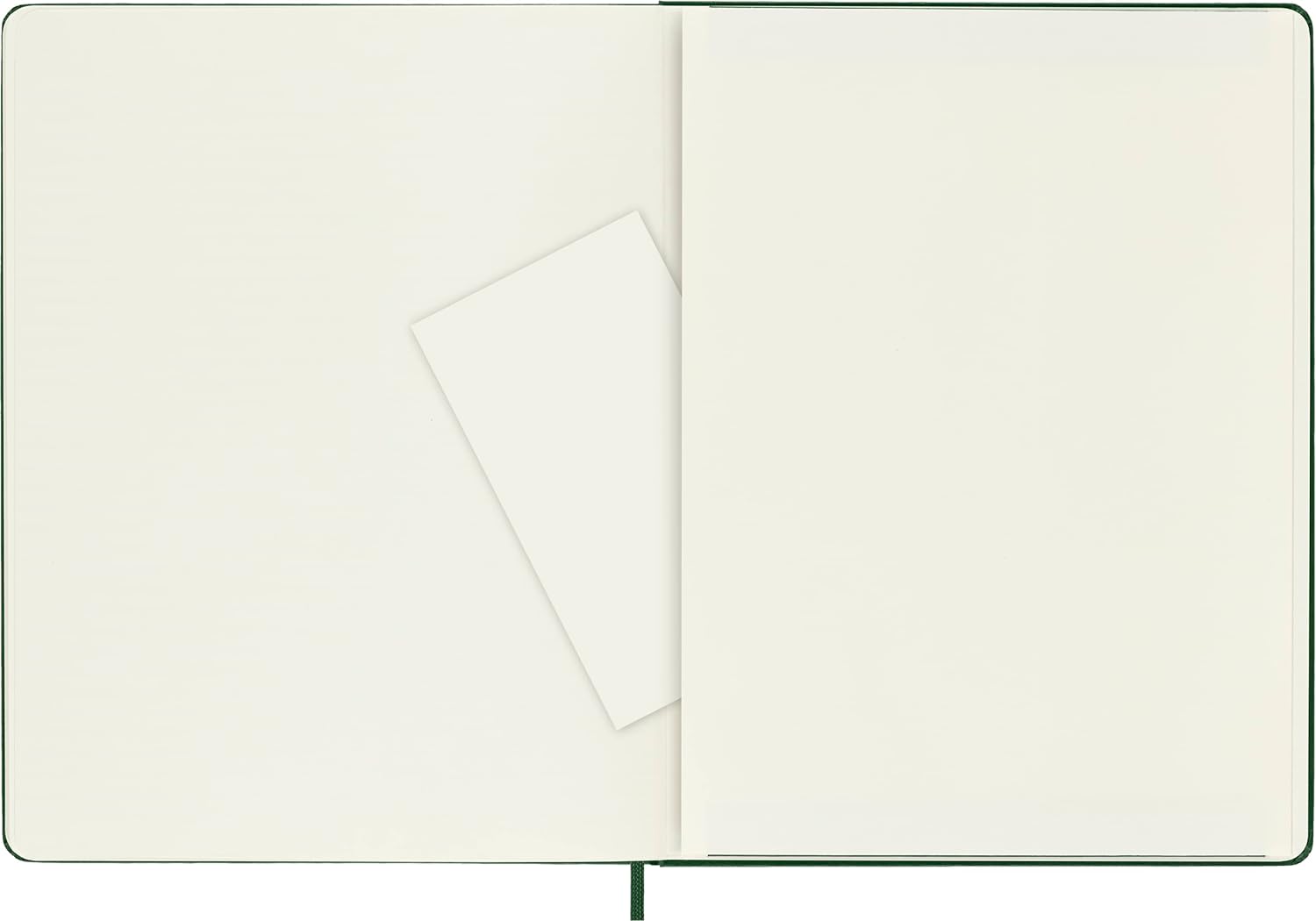 Moleskine Classic Dotted Paper Notebook, Hard Cover and Elastic Closure Journal, Color Myrtle Green, Size Extra Large 19 x 25 cm, 192 Pages