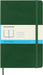 Moleskine Classic Dotted Paper Notebook, Hard Cover and Elastic Closure Journal, Color Myrtle Green, Size Large 13 x 21 cm, 240 Pages