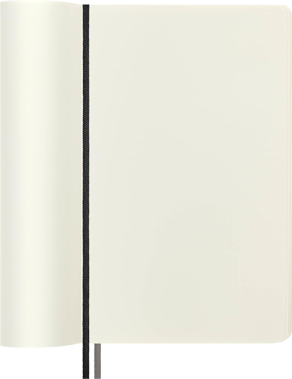 Moleskine - Classic Expanded Plain Paper Notebook - Soft Cover and Elastic Closure Journal - Color Black - Size Large 13 x 21 A5 - 400 Pages