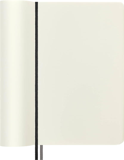 Moleskine - Classic Expanded Plain Paper Notebook - Soft Cover and Elastic Closure Journal - Color Black - Size Large 13 x 21 A5 - 400 Pages