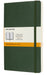 Moleskine Classic Notebook, Soft Cover, Large (5" x 8.25") Ruled/Lined, Myrtle Green, 192 Pages