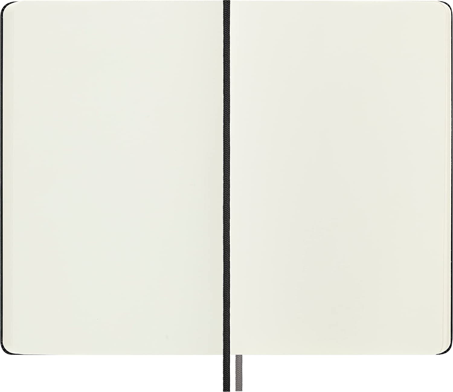 Moleskine - Classic Expanded Plain Paper Notebook - Hard Cover and Elastic Closure Journal - Color Black - Size Large 13 x 21 A5 - 400 Pages