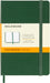 Moleskine Classic Ruled Paper Notebook, Hard Cover and Elastic Closure Journal, Color Myrtle Green, Size Pocket 9 x 14 cm, 192 Pages
