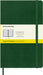 Moleskine Classic Squared Paper Notebook, Hard Cover and Elastic Closure Journal, Color Myrtle Green, Size Large 13 x 21 cm, 240 Pages