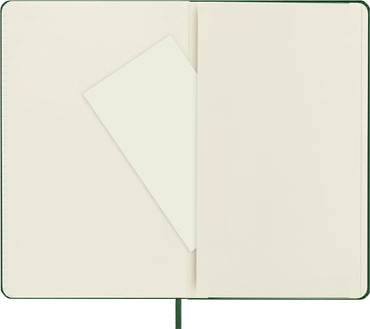 Moleskine Classic Squared Paper Notebook, Hard Cover and Elastic Closure Journal, Color Myrtle Green, Size Large 13 x 21 cm, 240 Pages