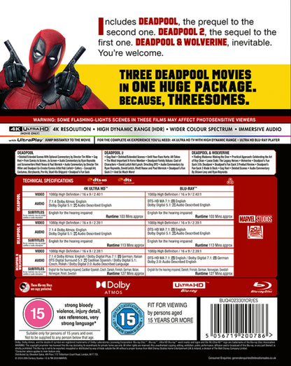 Marvel's Deadpool & Wolverine Triple Pack