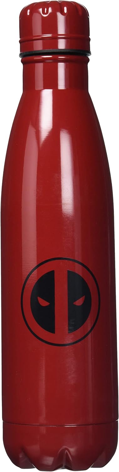 Marvel Deadpool (Peek-a-Boo) Drinks Bottle,Multi-coloured,26 cm,MDB25394