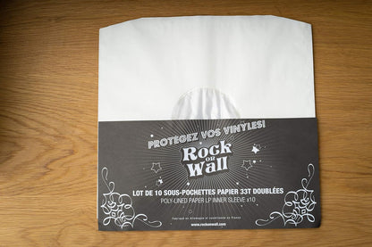 Double Vinyl Paper Envelopes (White) (10 PCS.