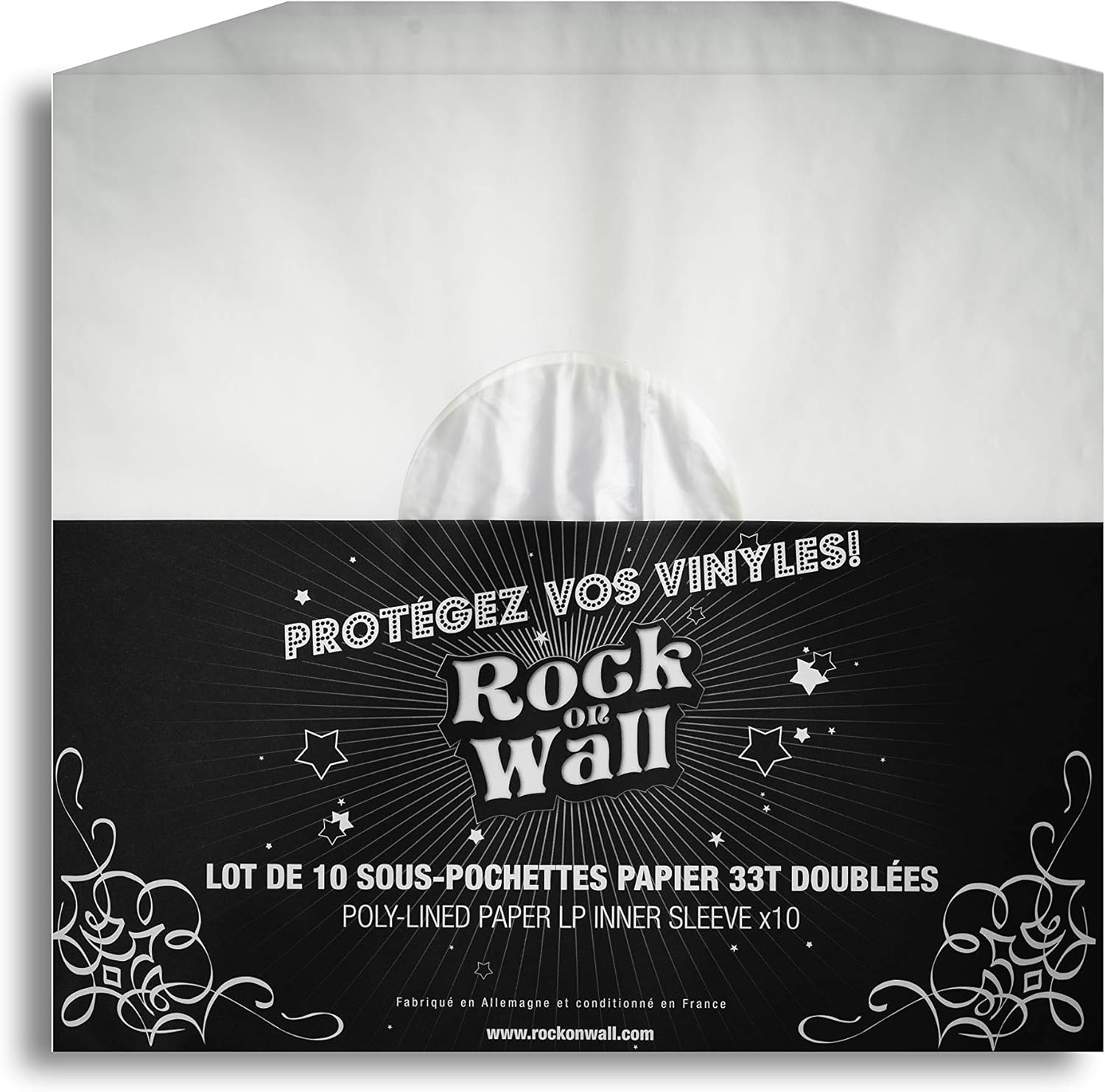 Double Vinyl Paper Envelopes (White) (10 PCS.
