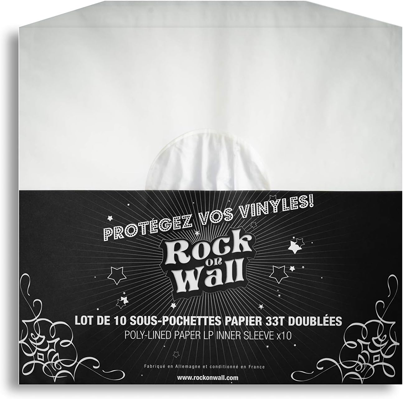 Double Vinyl Paper Envelopes (White) (10 PCS.