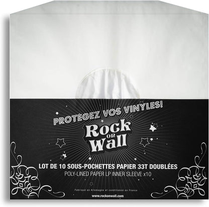 Double Vinyl Paper Envelopes (White) (10 PCS.
