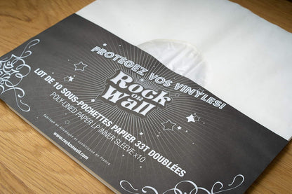 Double Vinyl Paper Envelopes (White) (10 PCS.
