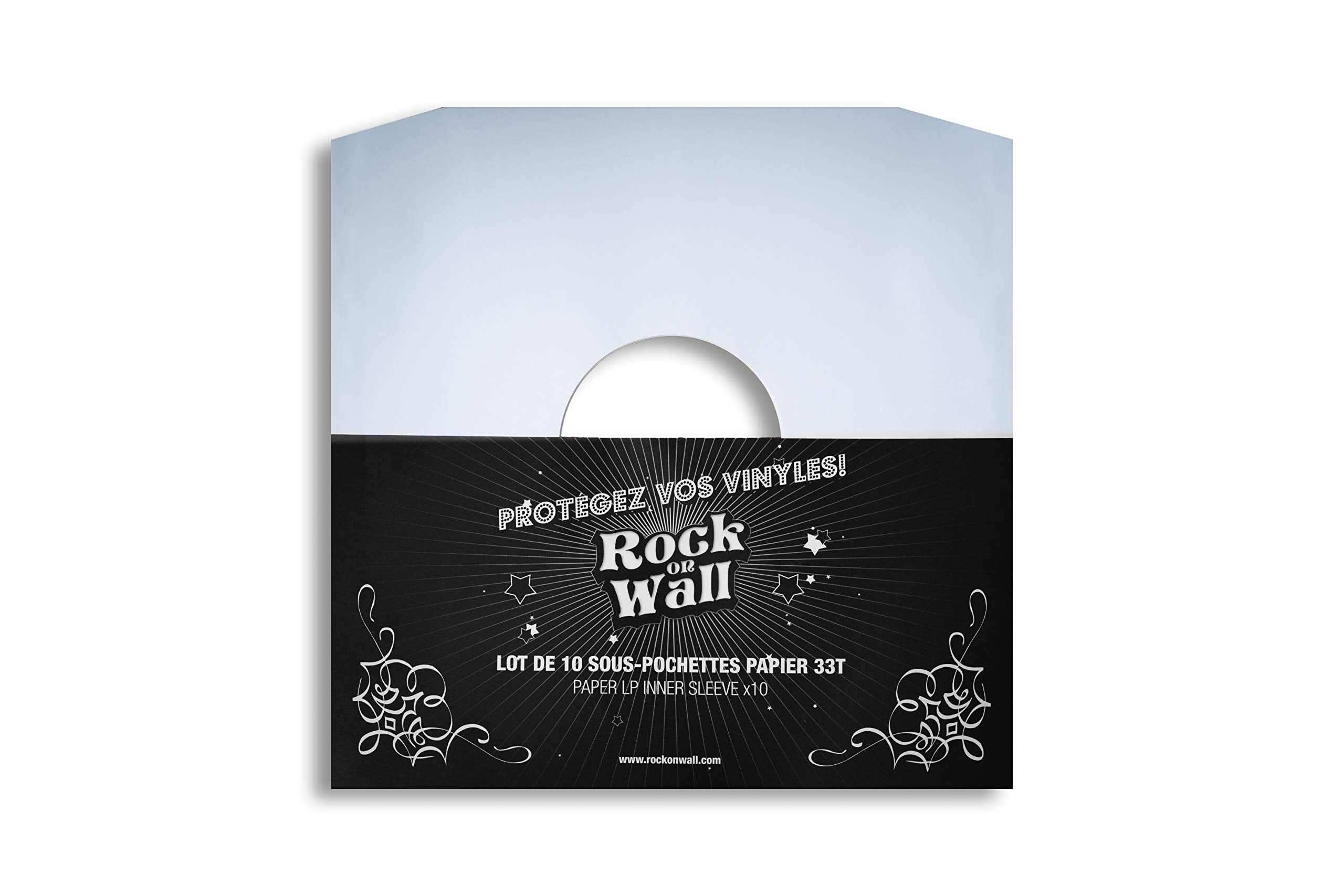 Buste Interne Di Carta Per Vinile (Bianco) (10 Pz.)