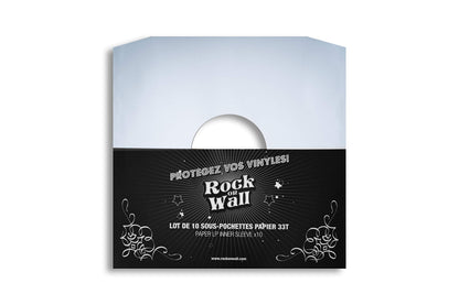 Buste Interne Di Carta Per Vinile (Bianco) (10 Pz.)