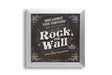 Rock On Wall: 12 Inch Album Cover Frame Plastic - Silver (Cornice Per Lp)