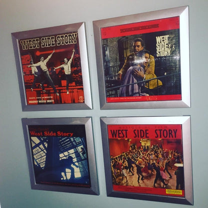 Rock On Wall: 12 Inch Album Cover Frame Plastic - Silver (Cornice Per Lp)