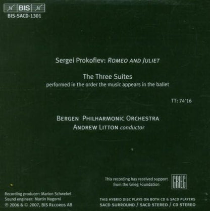 Romeo and Juliet: The 3 Suites (Litton, Bergen Po)