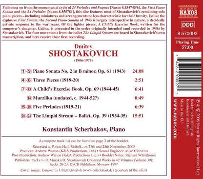 Piano Sonata No. 2, the Limpid Stream (Scherbakov)