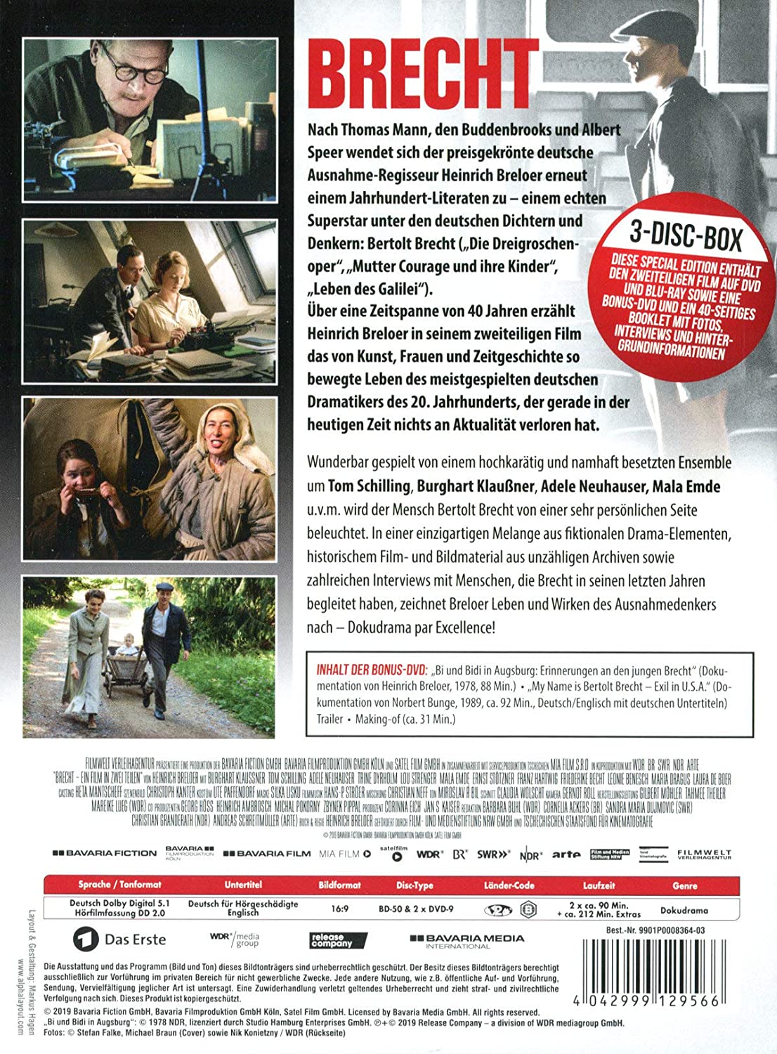Brecht - Special Edition (BD+DVD+Bonus-DVD)