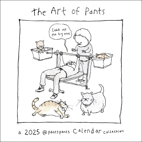 The Art of Pants 2025 Wall Calendar