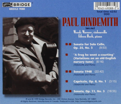 Music for Cello and Piano (Warner, Buck)