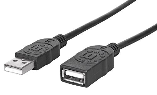 Usb 2.0 Extension Cable 1M- M/F Black Polybag