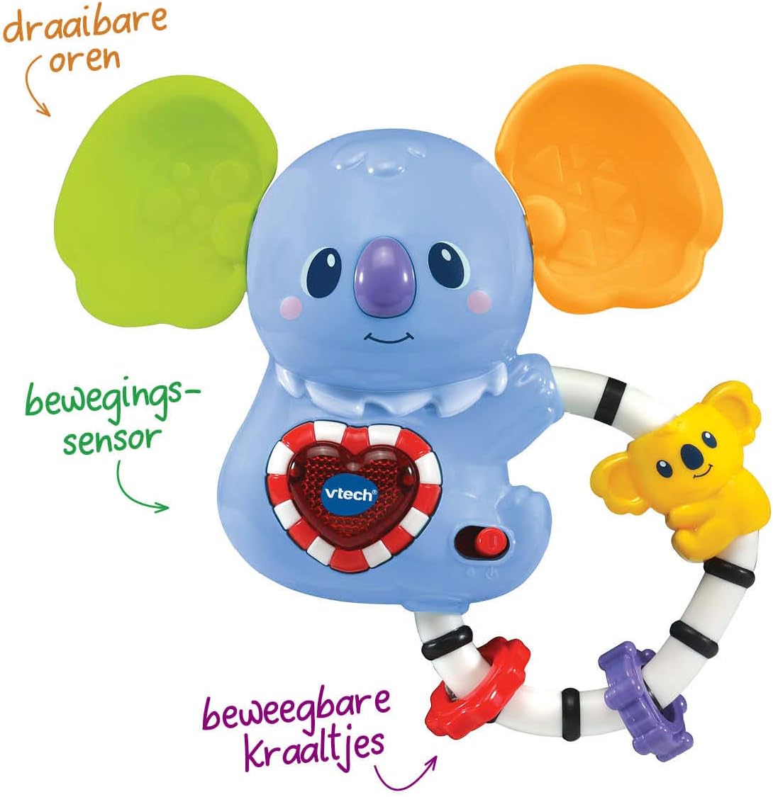 VTech Baby - Mijn Koala Rammelaar - Nederlands Gesproken - Multikleuren - Plastic - Voor Jongens en Meisjes - Van 3 tot 36 maanden