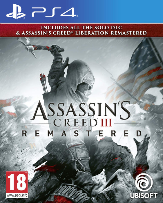 Assassin's Creed III Remastered (PS4) PlayStation 4 Standard Edition