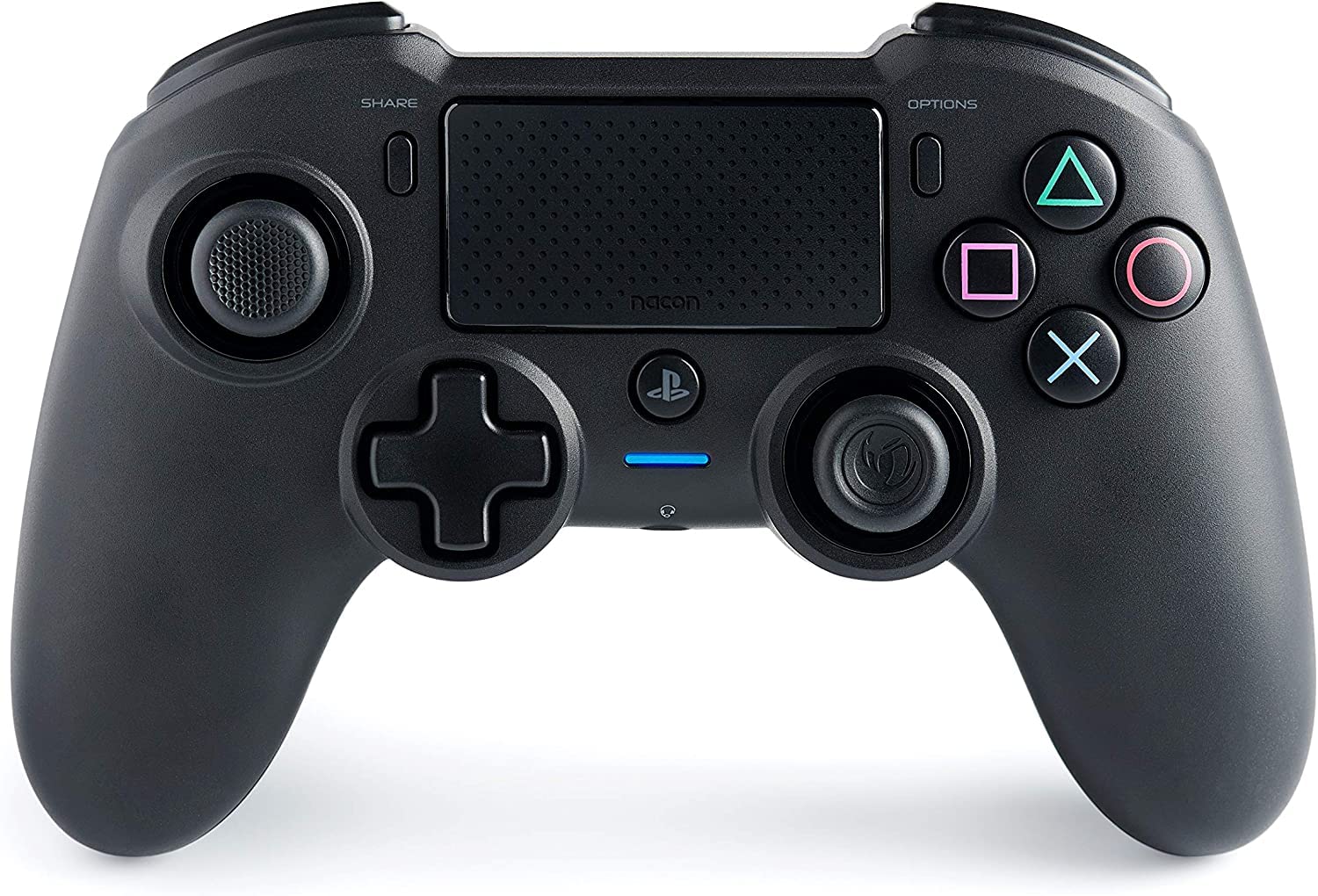 Nacon Asymmetric Wireless PC Gamepad PlayStation 4 Black – Video Game Accessories (Game Controller, PC, PlayStation 4, Analogue/Digital, Options, Share, Wired & Wireless, Bluetooth/USB