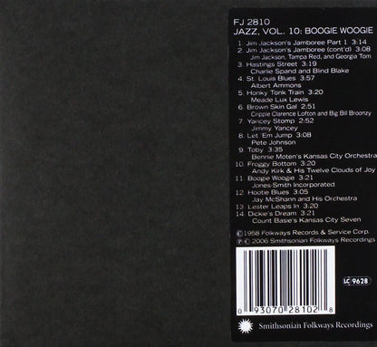 Vol. 10-Jazz: Boogie Woogie & Jump & Kansas City