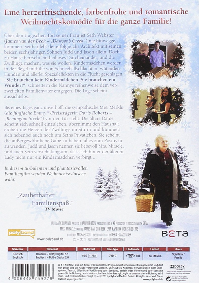 Mrs. Miracle - Ein zauberhaftes Kindermädchen