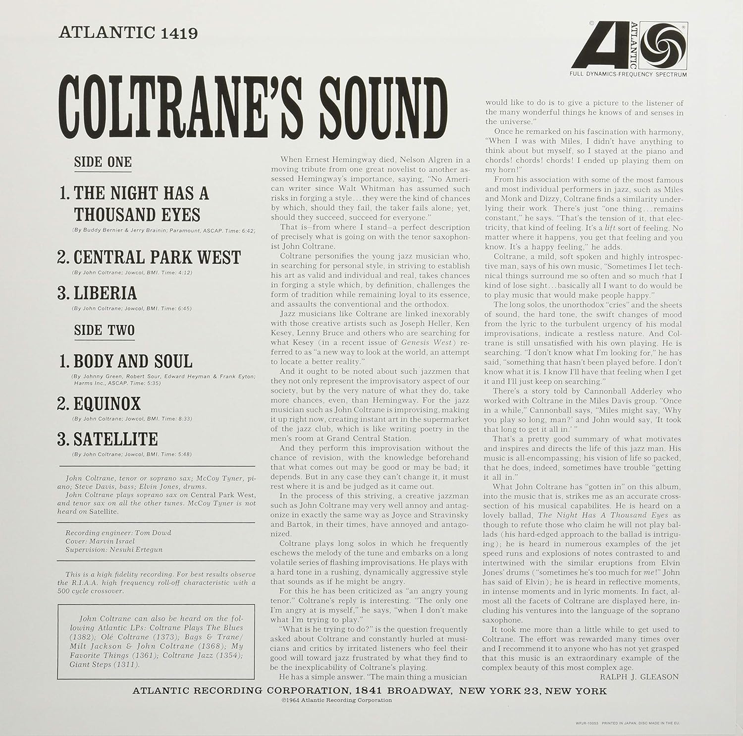 Coltrane Sound
