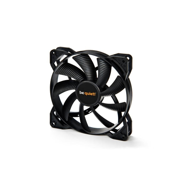 BeQuiet! 120MM Fan Pure Wings 2 PWM, Rifle Bearing, Black, Silent Cooling, 20.2 dB, Recommended For Use In Water Cooling And Air Cooling, Nine Silence-Optimised Fan Blades With High Air Flow Pure Wings 2 120mm PWM
