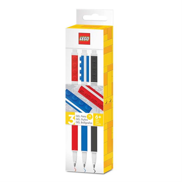 LEGO Stationery Gel Pen - 3 Pack