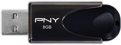 PNY FD8GBATT4-EF ATTACH 4 8GB Speicherstick USB2.0 schwarz 8GB Attaché 4 USB 2.0