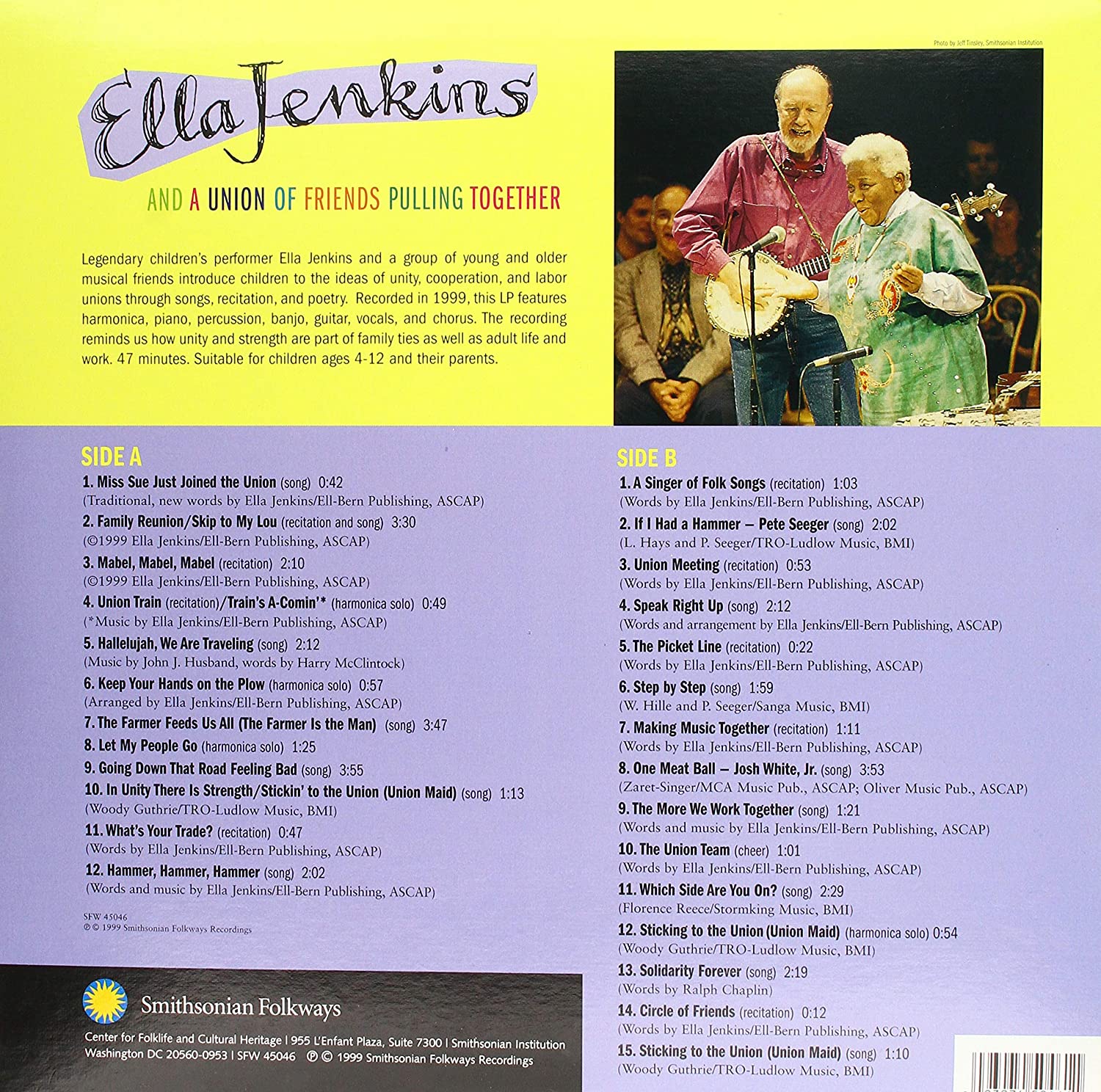 Ella Jenkins and a Union of Friends Pulling Together