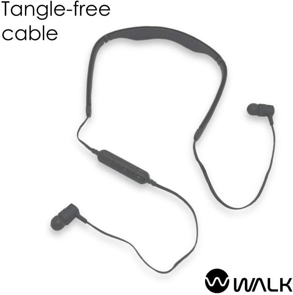 Walk Audio Bluetooth Sport Neck Band Headphones/Earphones - Black