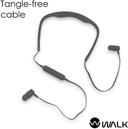 Walk Audio Bluetooth Sport Neck Band Headphones/Earphones - Black