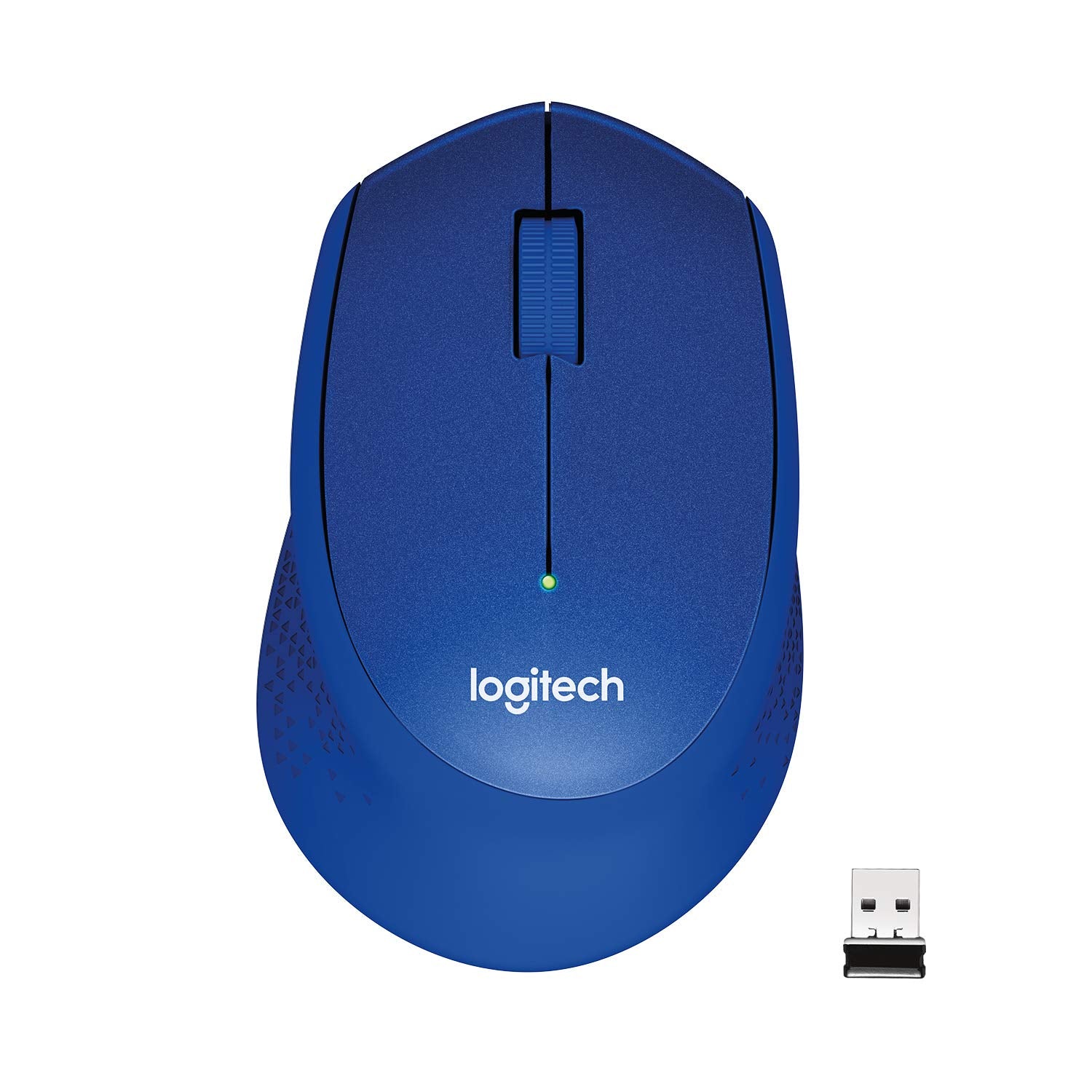 Logitech M330 SILENT PLUS Wireless Mouse, 2.4GHz with USB Nano Receiver, 1000 DPI Optical Tracking, 2-year Battery Life, Compatible with PC, Mac, Laptop, Chromebook