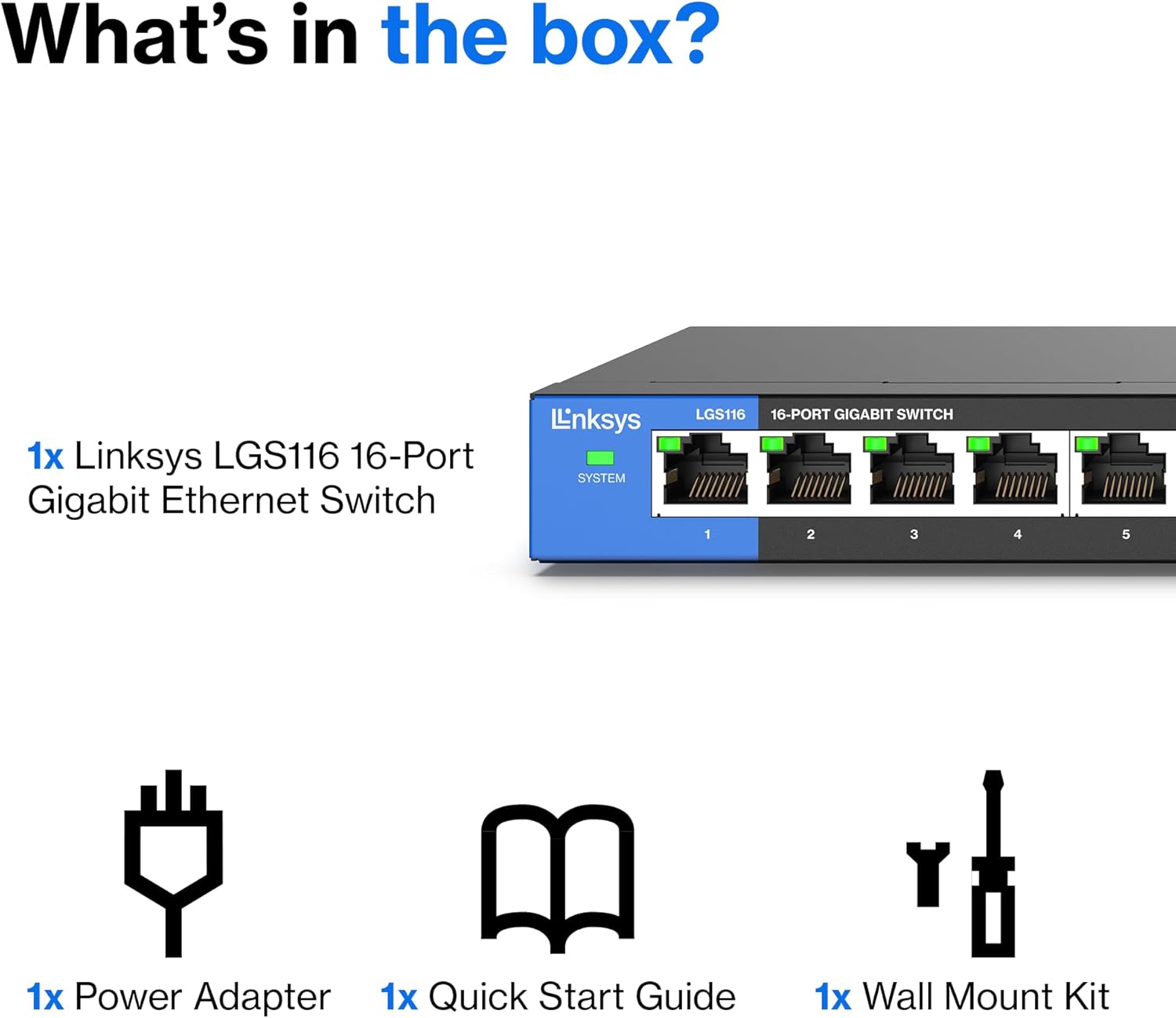Linksys Unmanaged Switches 16-Port