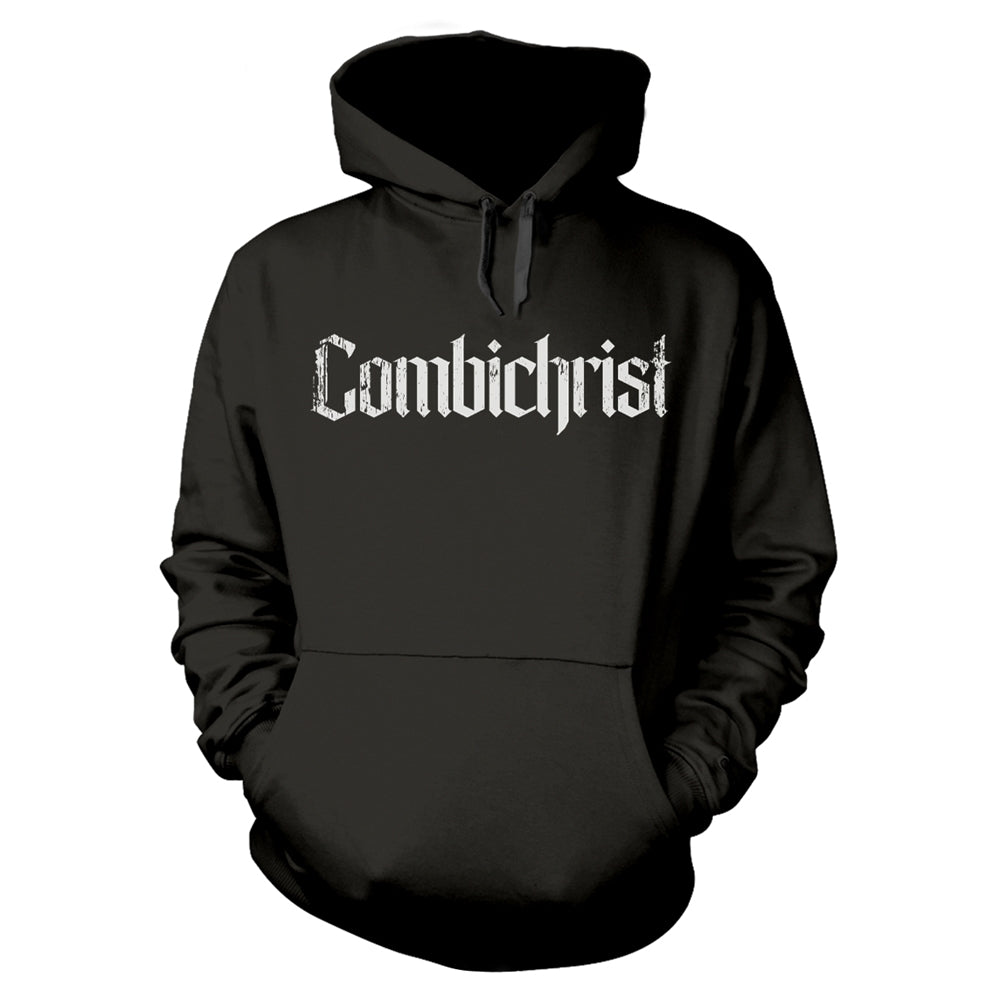 COMBICHRIST - SKULL BLACK Hooded Sweatshirt Small