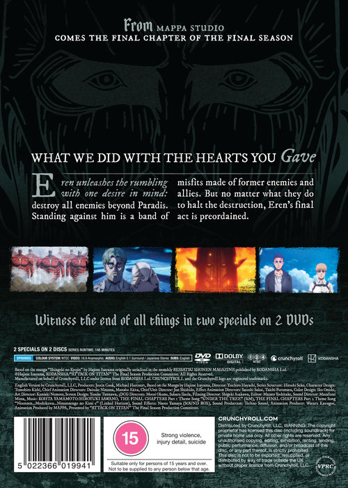 Attack on Titan: The Final Season - THE FINAL CHAPTERS