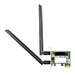 D-Link DWA-582 High-Gain Wi-Fi AC1200 PCIe Wireless Adapter with 2 External Antennas, Black