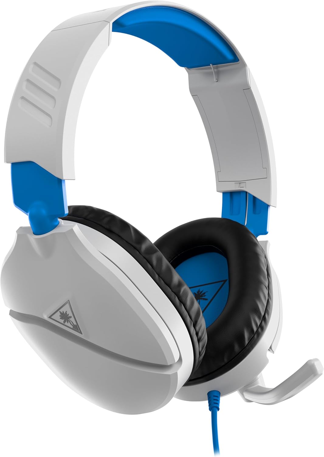 Turtle Beach Recon 70P White Gaming Headset for PS5, PS4, Xbox Series X|S | One, Nintendo Switch & PC White / Blue