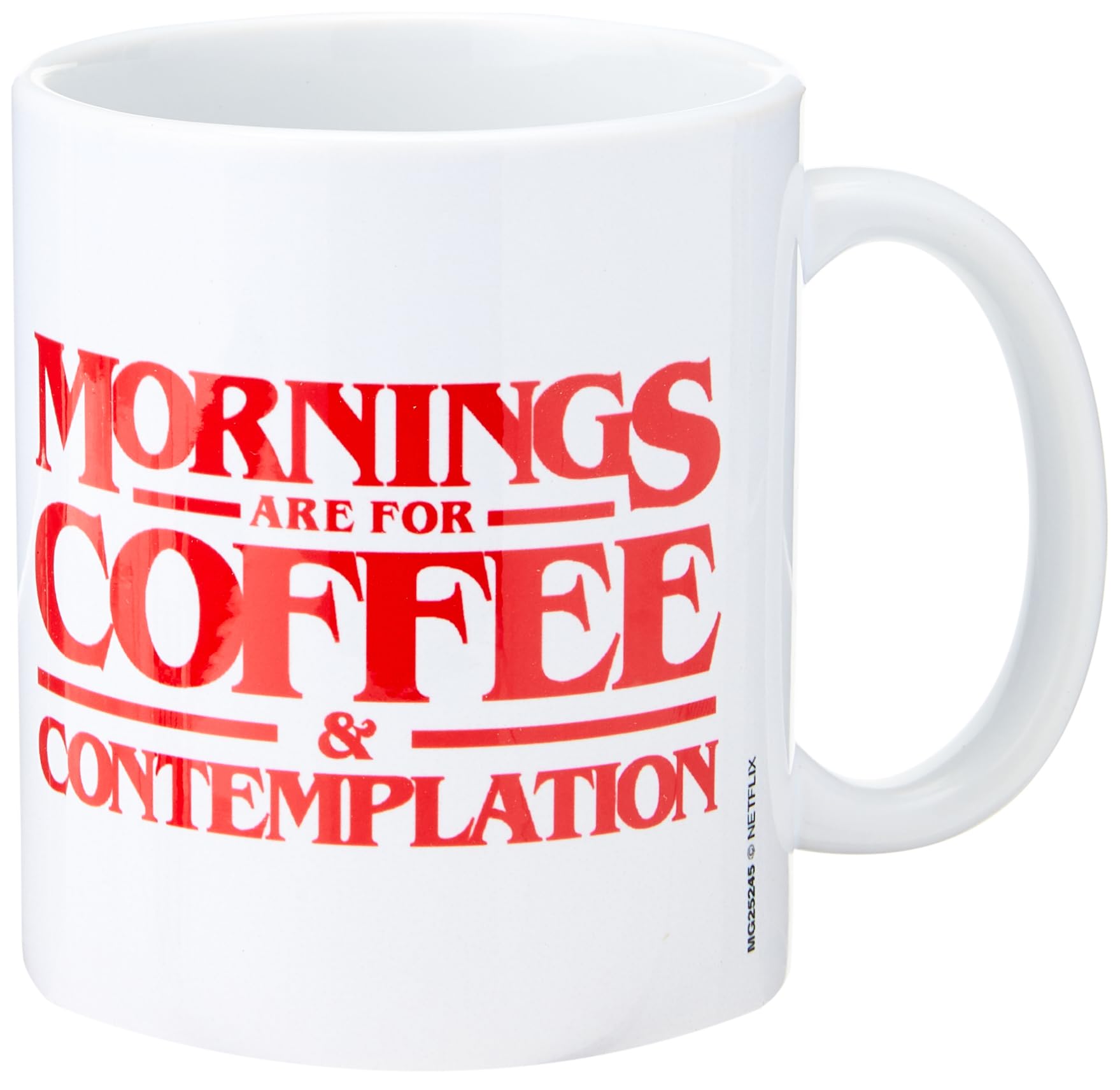Stranger Things Ceramic Mug with Coffee and Contemplation Design in Presentation Box - Official Merchandise