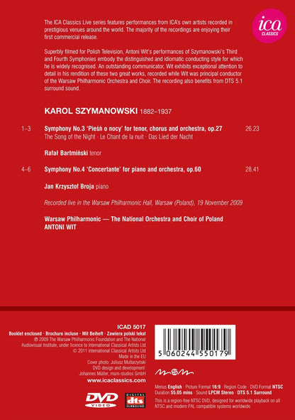 Szymanowski: Symphonies 3/ 4