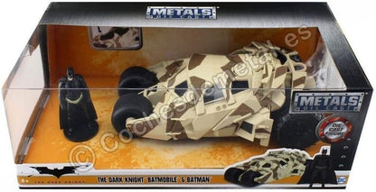 Jada JA98543 Batmobile Trumble Batman 1:24 TDK Camo Tumbler with Figure, Multi