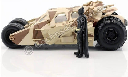 Jada JA98543 Batmobile Trumble Batman 1:24 TDK Camo Tumbler with Figure, Multi